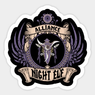 NIGHT ELF - CREST Sticker